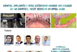 COMPREHENSIVE 1 YEAR 20 DAYS DENTAL IMPLANTS COURSE