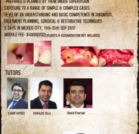 MENTORING & DENTAL IMPLANTS PLACEMENT ON PATIENTS.