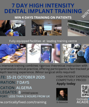 7-Day Intensive Hands-on Implants Training